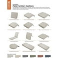 thumbnail image 6 of Classic Accessories Montlake FadeSafe Water-Resistant Contoured Patio Dining Seat Cushion, 18 x 18 x 2 inch, Heather Grey, 6 of 21