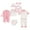 Pink, variant on Wxirdiow Newborn Baby Girl Clothes Newborn Baby Boy Clothes Layette Set with Bodysuits, Pants, Hats,Infant Unisex Outfit Pink Size,0-3 Months