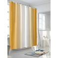 thumbnail image 3 of Fsddascl Orange Ombre Shower Curtain Set - 54" x 78" Washable Bathtub Curtain with 12 Hooks, Orange White Gradient Modern Abstract Art Waterproof Fabric Stall Shower Curtains for Bathroom/Bathtub, 3 of 6