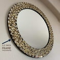 thumbnail image 2 of DecorShore 24" Decorative Glass Mosaic Wall Mirror (Golden Sands), 2 of 6