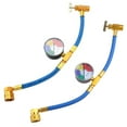 thumbnail image 2 of OOKWE R134A Refrigerant Car Air Conditioning Recharge Measuring Hose Gauge Kit, 2 of 5