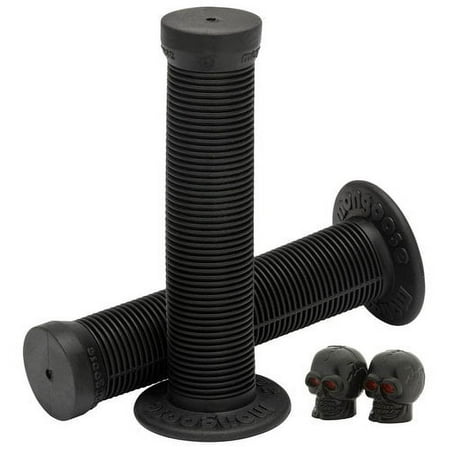 Mongoose BMX Grip-Valve Cap Set, Black
