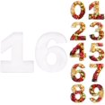 thumbnail image 1 of Charcuterie Cardboard Number Fillable Shaped Treat Decorative Box Anniversary Birthday Table Centerpiece (16 Style, 15inch), 1 of 5