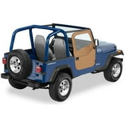 Bestop - 51783-37 - Full 2-Piece Fabric Doors Fits select: 1989-1995 JEEP WRANGLER / YJ, 1987-1988 JEEP WRANGLER