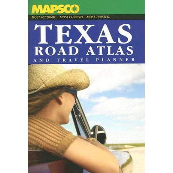Pre-Owned MAPSCO Texas Road Atlas and Travel Planner (Paperback) 1569663890 9781569663899