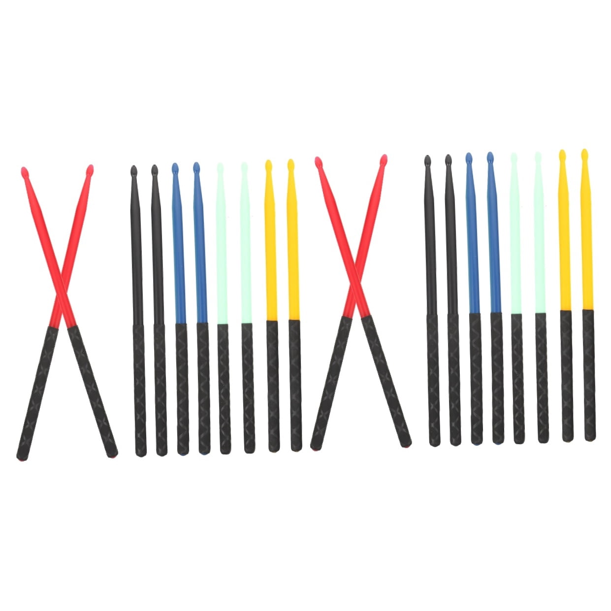 WORGEOUS 10 Pairs  Drumsticks Non-Slip Drum Sticks Standard 5A Drum Sticks for Kids Students Adults