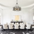 thumbnail image 3 of 31" Contemporary Black Branch Shaped 6-Light Crystal Chandelier, 3 of 10
