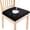 Black, variant on Armless Chair Slipcover, Stretch Jacquard Cross Legged Office Desk Chair Cover, Mid Back Wide Seat Accent Chair Protector Covers for Computer Task Vanity Chairs