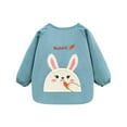 thumbnail image 2 of Wancir Long Sleeve Bib,Baby Smock for Eating Reusable Shirt Bibs for Babies Toddler 0-8T, 2 of 3