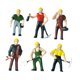 thumbnail image 5 of 6 Figuras de Obreros de La Construcción a Escala 1:87, Figuras en Miniatura para Decoración de Escritorio, Manualidades para Dioramas de Casas de, 5 of 9