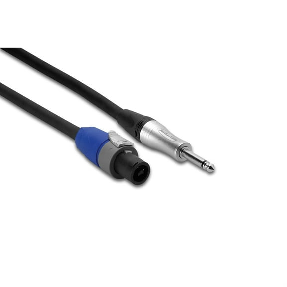 speakON to 1/4 in TS, 5 ft Edge Speaker Cable