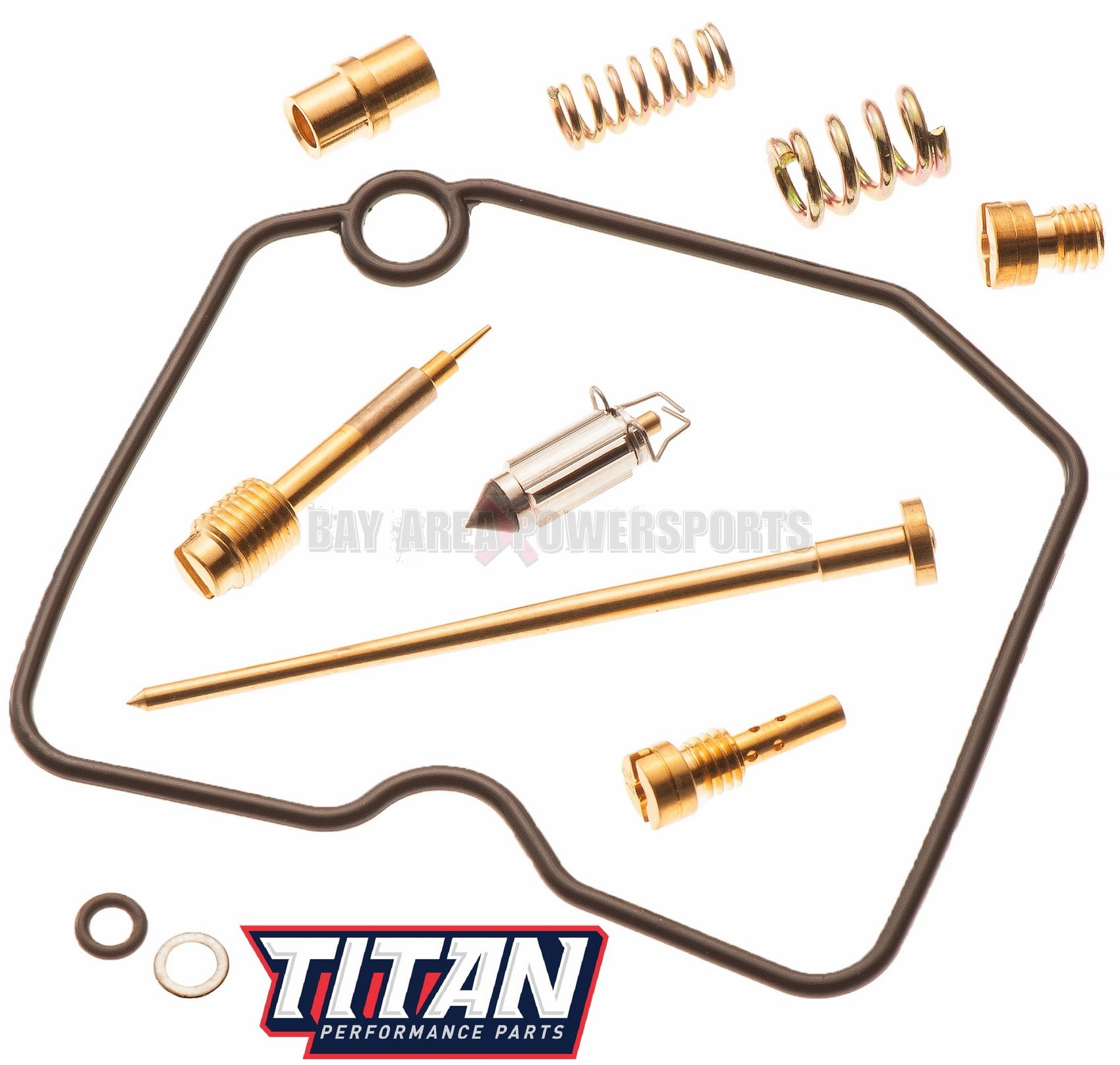 KVF400 Prairie 400 4X4 Carburetor Rebuild Kit - Includes Float, Plunger, Diaphragm, And Gaskets