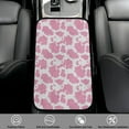 thumbnail image 2 of Yuyamidu Pink Cow Print Car Arm Rest Cover Pad Soft Auto Center Console Armrest Pad for Most Cars, Trucks, and SUVs Interior Decor Accessories Warm Car Console Covers, 2 of 7
