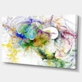 thumbnail image 2 of Designart 'Wings of Angels Purple ' Abstract Canvas art print, 2 of 3