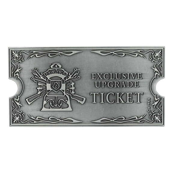 Resident Evil 4 Exclusive Upgrade Ticket Metal Collectible Ingot Prop