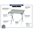 thumbnail image 6 of RIO Expandable Roll Top Camping Table with Zippered Carry Bag, Gray, 6 of 7