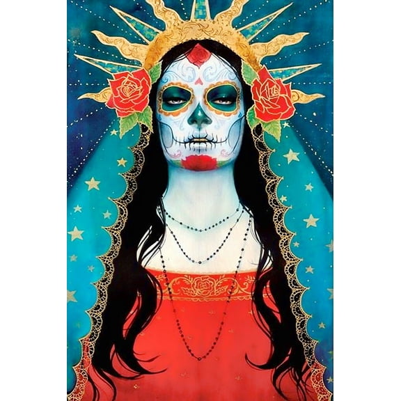 """El Dia De Los Muertos VI "" CANVAS or PRINT WALL ART"