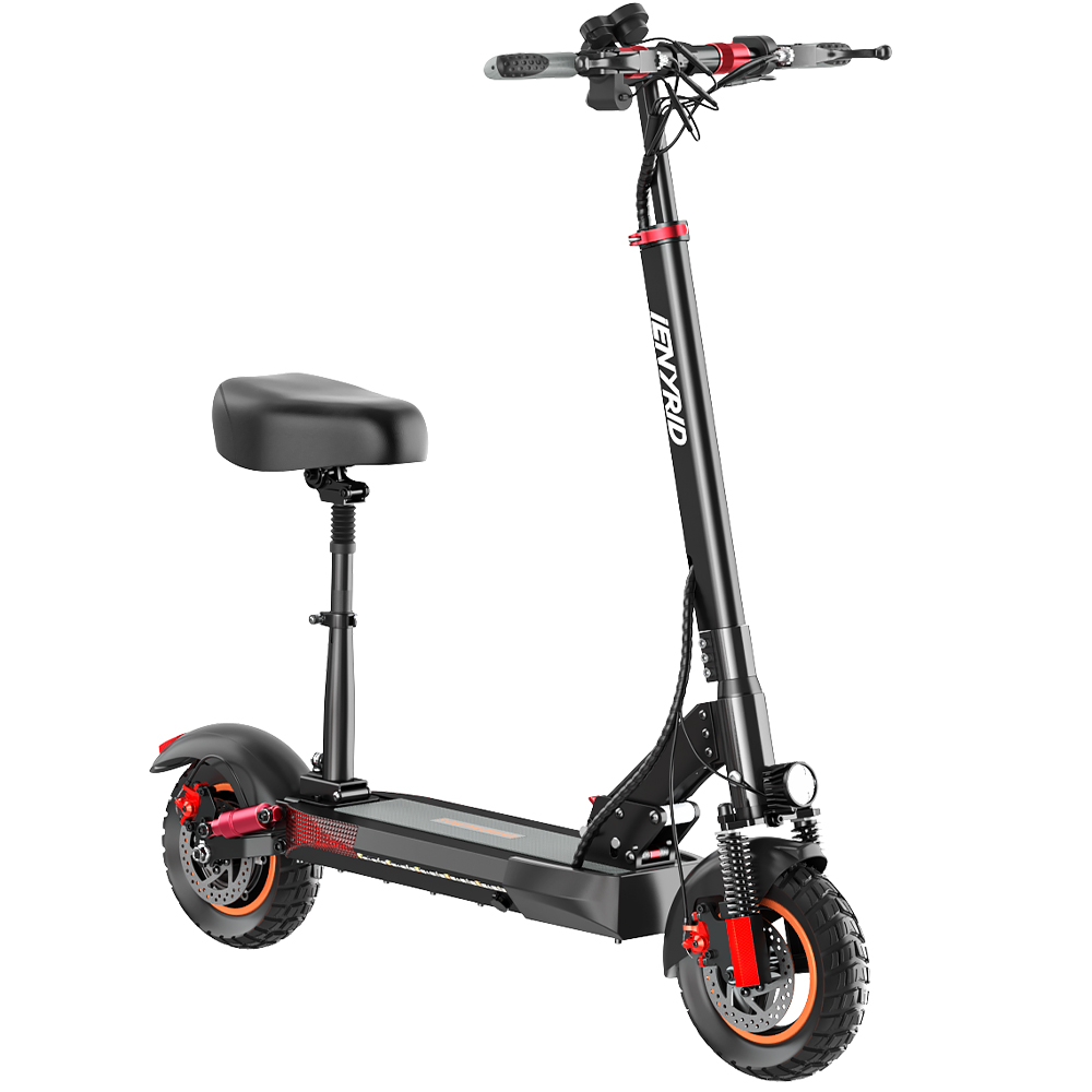 Electric Scooter 800W Motor 45KM/H & 20-30KM, 12.5Ah, 10" Tires Folding E Scooter Mulitiple Suspension, Dual Braking, Gift for Adult Teens Commuter Load 180LBS
