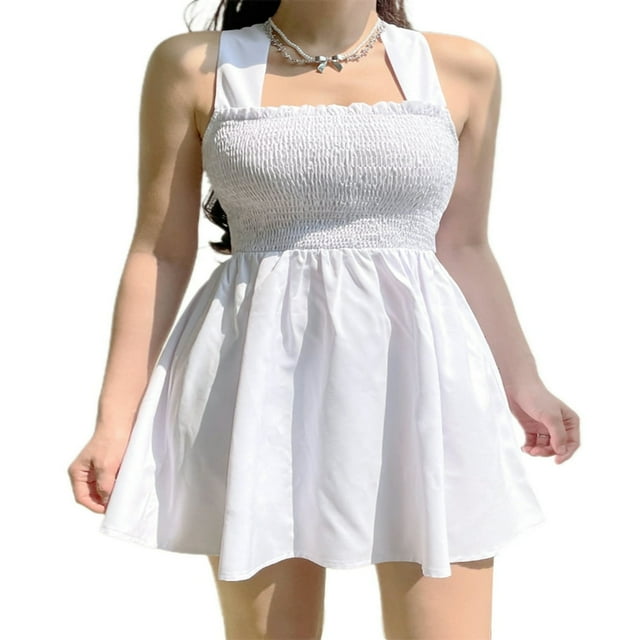MesaSe Femmes Été Décontracté Sans Manches Floral Mini Robe de Mariée Robes d'Invités de Mariage