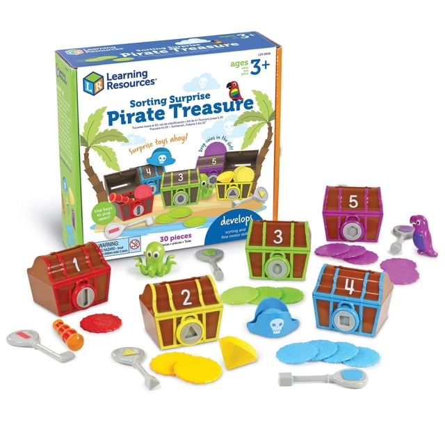 Recursos de aprendizaje Clasificacion del Tesoro Pirata Learning Resources