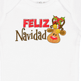 thumbnail image 4 of Inktastic Christmas Feliz Navidad with Cute Reindeer Boys or Girls Baby Bodysuit, 4 of 5