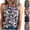 Black, variant on CHUMUD Womens Trendy Tank Tops Sleeveless V Neck Floral Halter Casual Basic Top Summer Going Out