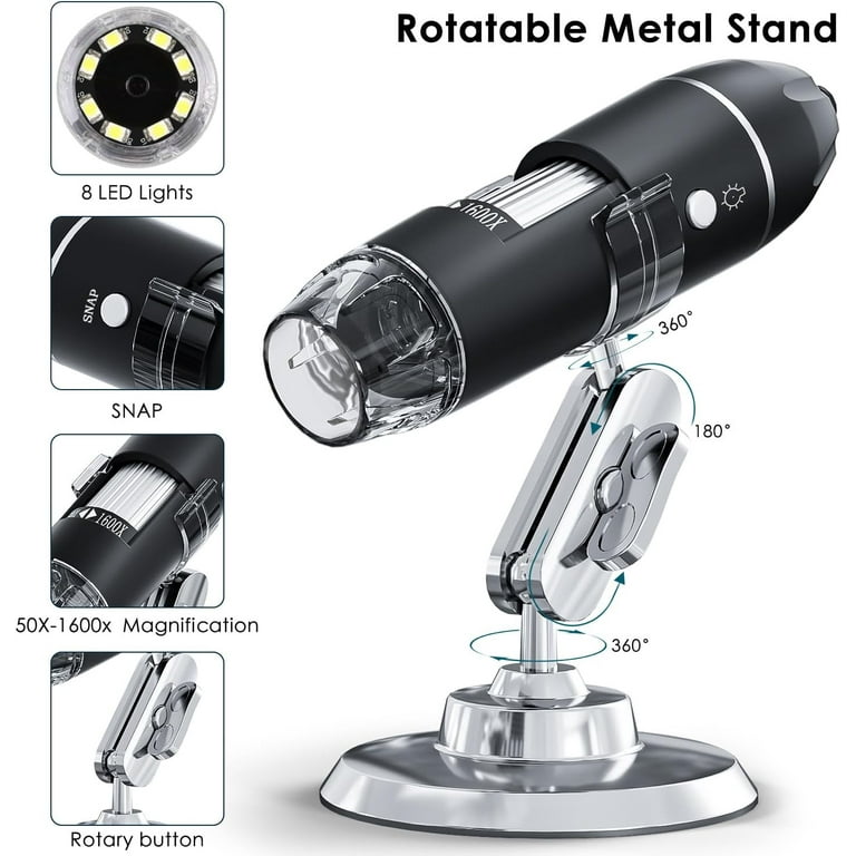 USB Digital Microscope Camera, Handheld HD Inspection Camera