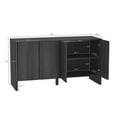 thumbnail image 3 of Linda Modern 60" Sideboard in Charcoal Grey (4-Shelf), 3 of 12