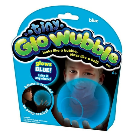 Tiny Wubble Ball Glo Blue