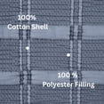 thumbnail image 4 of Mainstays Cloud Matelasse Pillow Sham, Washed Indigo, Standard, 4 of 10