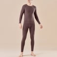 thumbnail image 2 of Ensemble Thermique Décontracté pour Hommes avec Manches Longues et Col Rond, 2 of 8