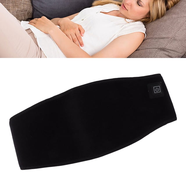 Electric Heated Back Wrap Strap, Soft Keeping Warm Back Heating Pad for Abdomen Stomach