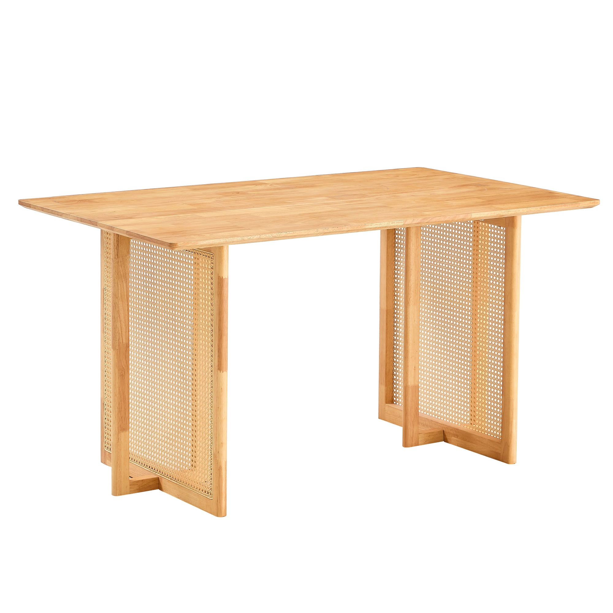 Kadyn 6 Piece Dining Table Set, Solid Wood DiningTable and 4 Chairs with 1 Bench, Kitchen Table Set for 6 Persons, Natural Wood Wash Kadyn 6 Piece Dining Table Set, Solid Wood DiningTable and 4 Chairs with 1 Bench, Kitchen Table Set for 6 Persons, Natural Wood Wash