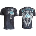 thumbnail image 2 of ARCHAIC by AFFLICTION Black MAUSOLEUM Short Sleeve Slim Fit Y2K T-shirt NWT, 2 of 8
