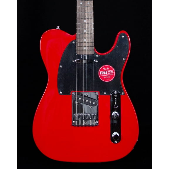Squier Sonic Telecaster - Laurel Fingerboard - Black Pickguard - Torino Red - 607