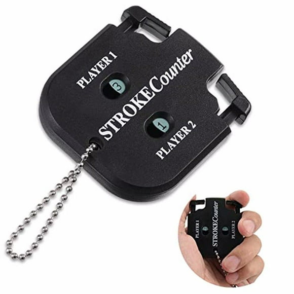 Toystoory Contador de puntuación de golf, ejercicio de práctica, 2 dígitos, contador de golfista, indicador de golpe, marcador de puntuación, Golf