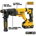 thumbnail image 2 of DEWALT 20V MAX Rotary Hammer, SDS Plus Kit, 1-1/8-Inch DCH263R2, 2 of 6