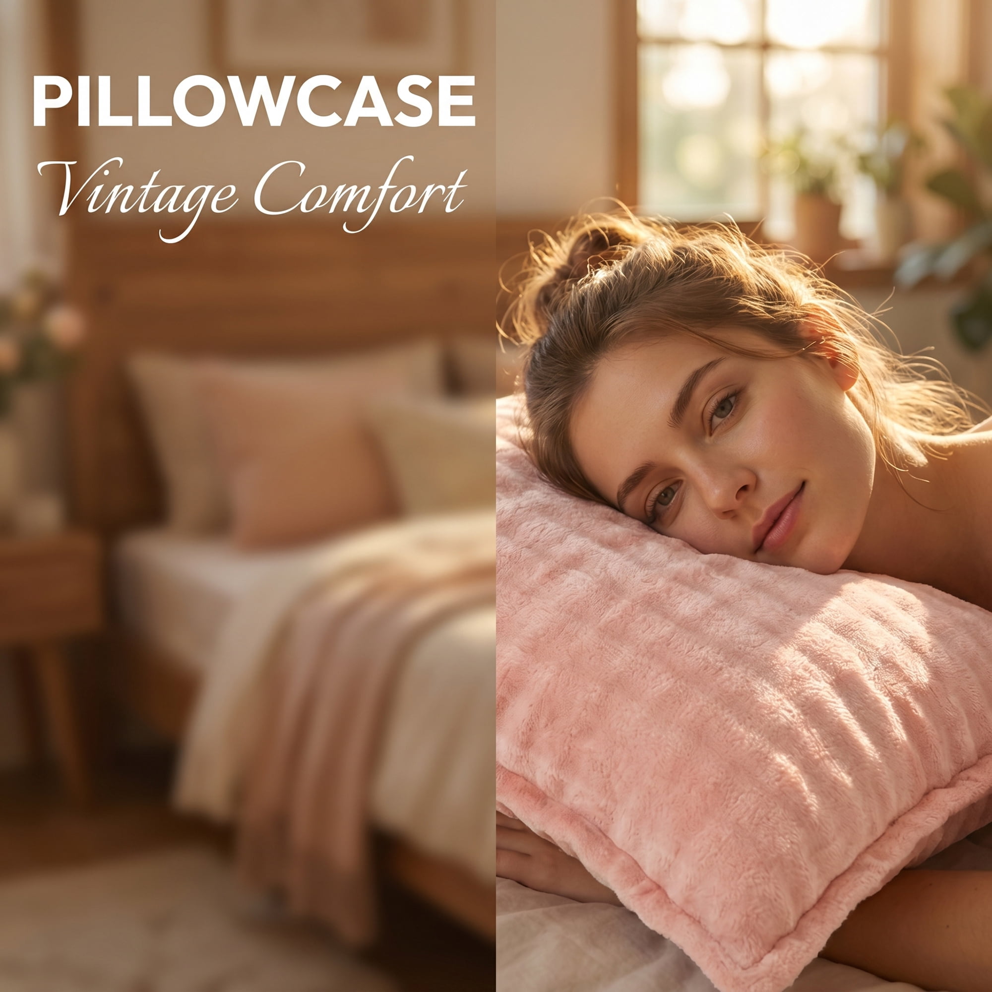 Unique Bargains 2 Pack Polyester Pillowcase Envelope Closure Wrinkle Resistant Pink