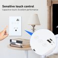 thumbnail image 3 of Toma de Pared Inteligente, Interruptor de Luz Táctil 2,4G, Enchufe Inteligente Con Control Remoto por Voz, Con Puerto de Cargador Usb y Tipo C, Sin Concentración de Requisito,, 3 of 7