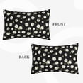 thumbnail image 2 of Lsque Daisies Flowers Pattern Pillow Case – Soft & Cozy Throw Pillow Cover, Hypoallergenic Cushion Case for Sleeping Women with Envelope Closure-20"x30", 2 of 6