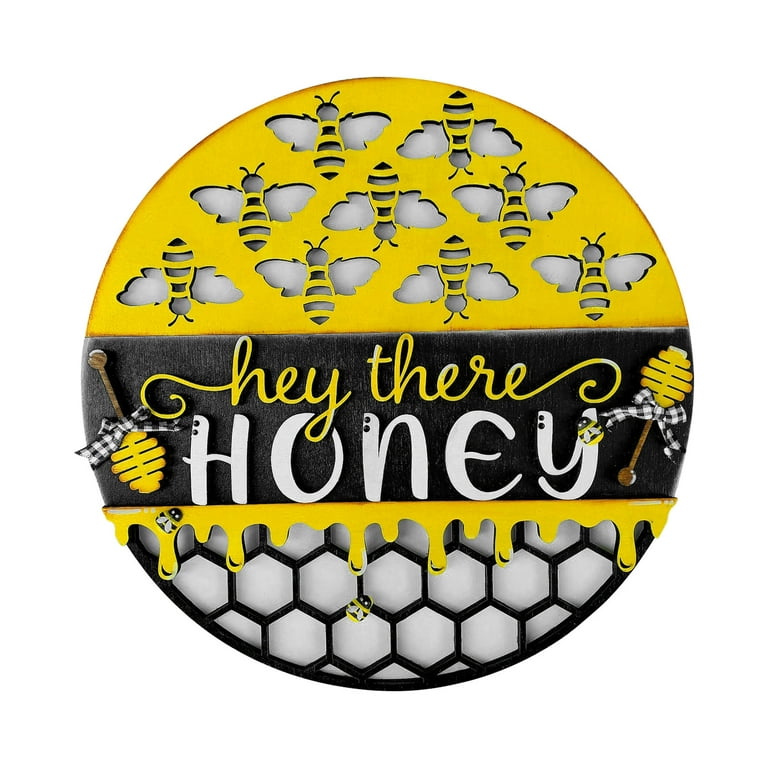 Hey There Honey Bee Door Hanger