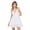 White, variant on Forever 21 Women’s Tiered Mini Dress with Embroidered Bust, Adjustable Spaghetti Straps and Flowy Casual Silhouette for Day or Night Wear, White, X-Small