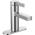 thumbnail image 2 of Moen 84774 Beric One-Handle Single Hole Bathroom Faucet with Drain Assembly, Chrome, 2 of 6