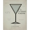 thumbnail image 2 of Greene, Taylor 12x14 Gold Ornate Wood Framed with Double Matting Museum Art Print Titled - Classic Martini layered, 2 of 4