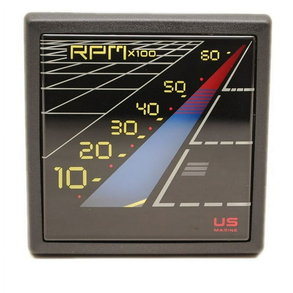 Faria Boat Tachometer Gauge | US Marine 4 3/8 Inch Black