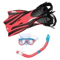 thumbnail image 1 of Set Acuatico Adulto Aletas + Visor + Snorkel Triton G-XG Naranja, 1 of 2