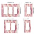 thumbnail image 2 of Yayeee Rocker Switch Wall Plate 3-Gang 6.5"x4.6" Home Decorative Outlet Cover, Soft Brown Pattern, 2 of 6