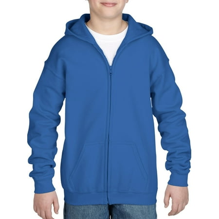 - Kids Full Zip Hooded Sweatshirt