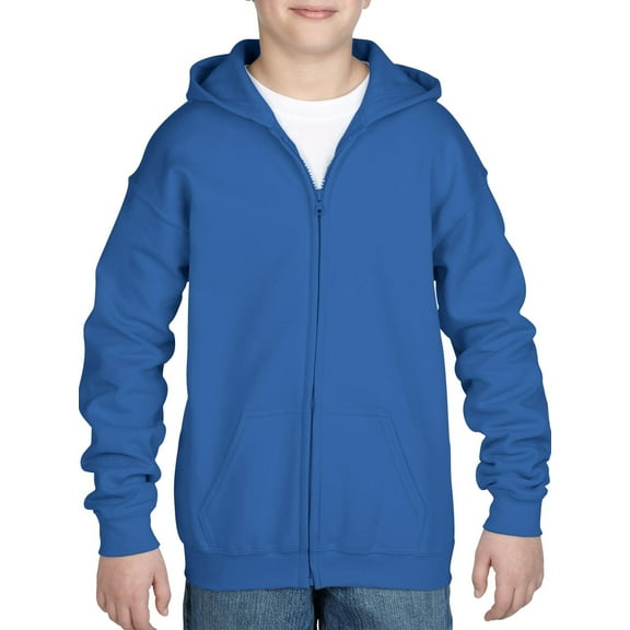 Gildan Kid's Heavy Blend Full Zip Hooded Sweatshirt