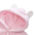 thumbnail image 6 of Newborn Baby Fleece Footed Jumpsuit Bear Ear Snowsuit Hooded Romper for Infant Boy Girl 0-12 Months, 6 of 10